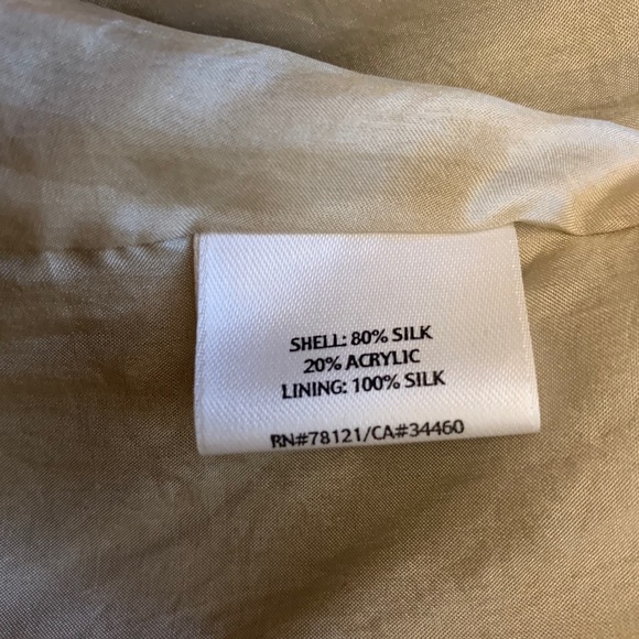 Eileen Fisher Metallic Gold Jacket Size 2X!! - Picture 5 of 8